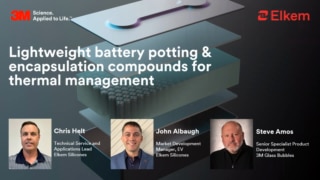 用于热管理的轻量电池灌封和封装复合材料